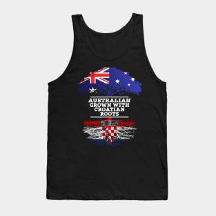 Australian Grown With Croatian Roots - Gift for Croatian With Roots From Croatia Tank Top